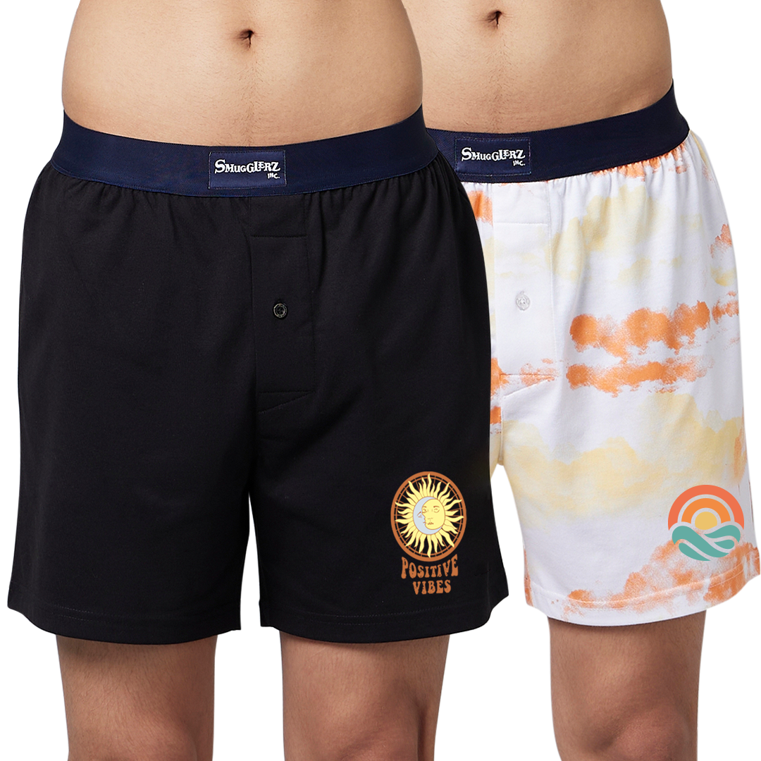 Positive Mens Boxer 2pc Pack