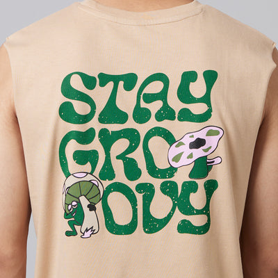 Stay Groovy Mens Sleeveless T-Shirt