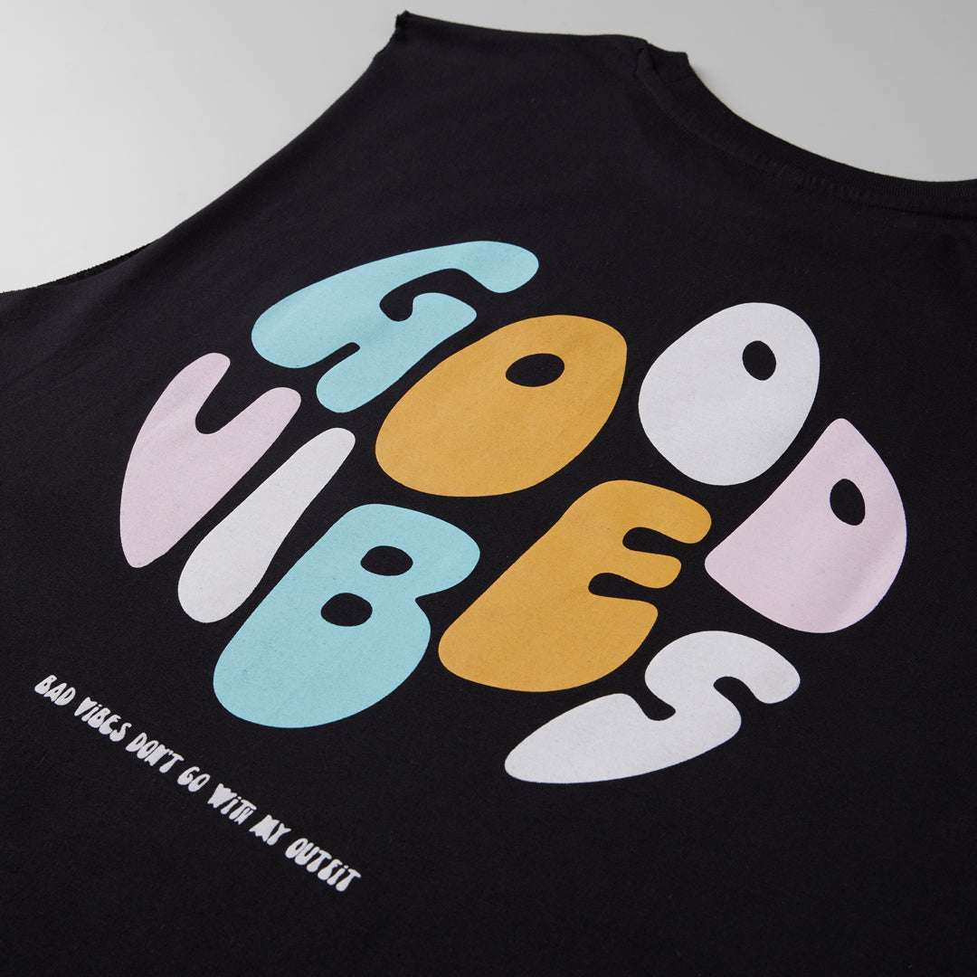 Good Vibes Mens Sleeveless T-Shirt