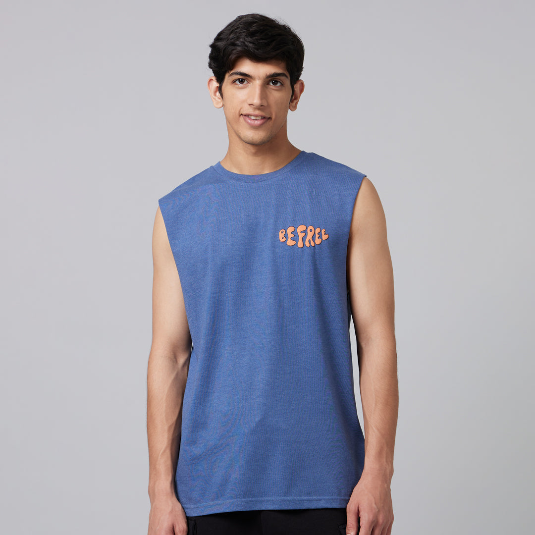 Be Free Mens Sleeveless T-Shirt