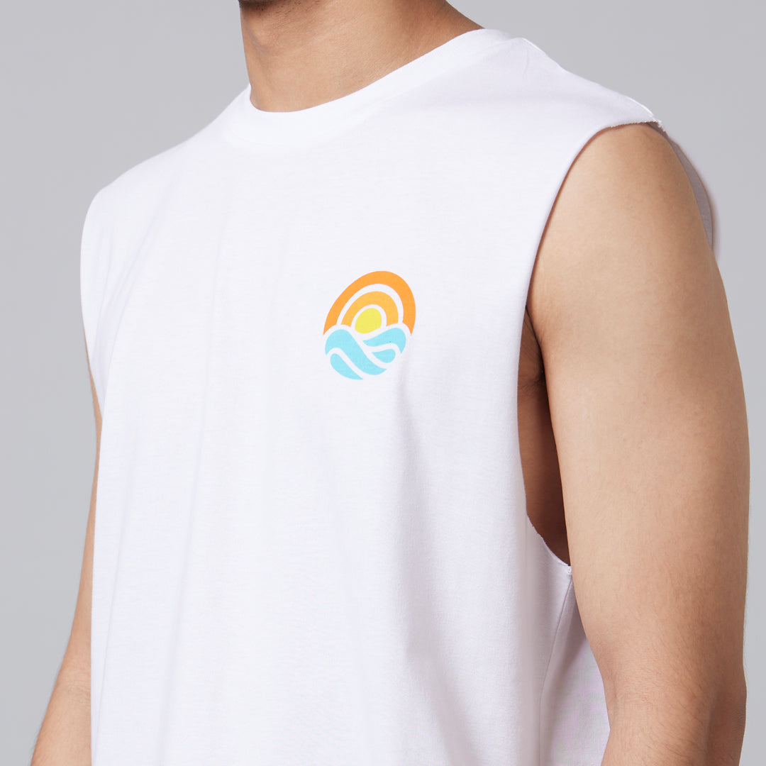 Summer Vibes Mens Sleeveless T-Shirt