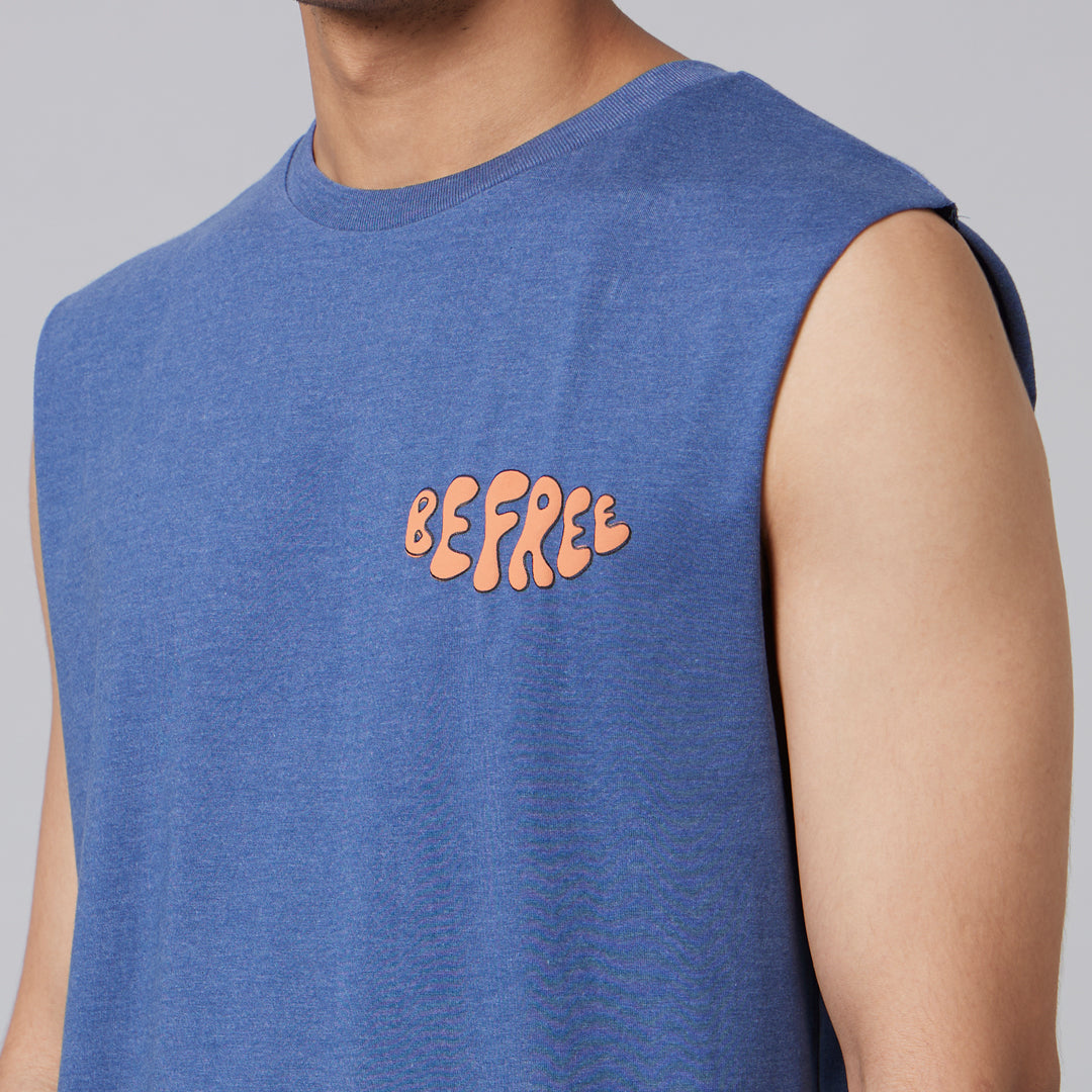 Be Free Mens Sleeveless T-Shirt