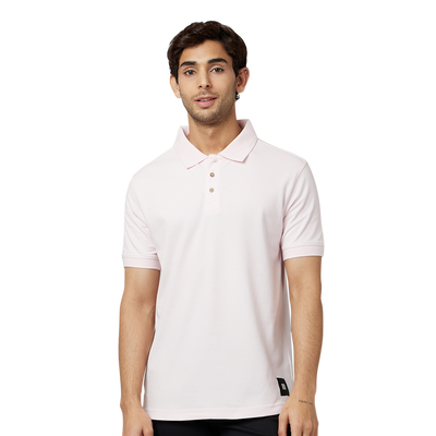 Men's-ARMOR-Polo T-shirt-Cadillac Pink