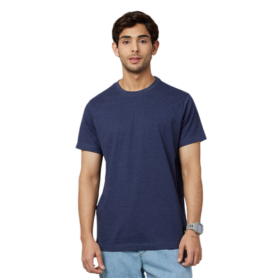 Men's-ARMOR-Crew Neck T-shirt-Midnight Navy