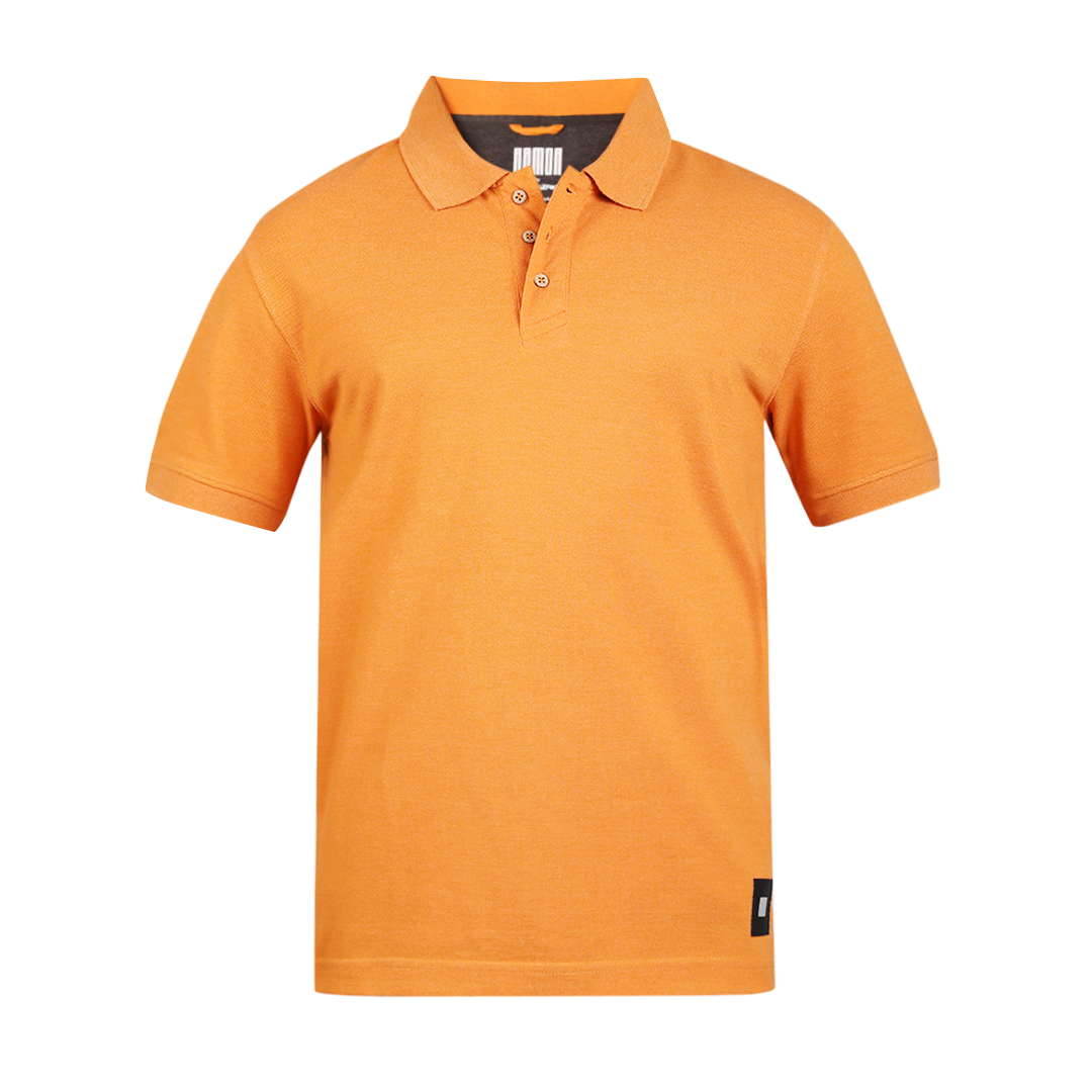 Men's-ARMOR-Polo T-shirt-Orange Marmalade