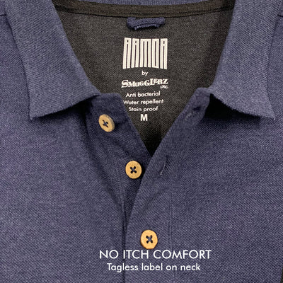 Men's ARMOR Polo T-shirt- Midnight Navy