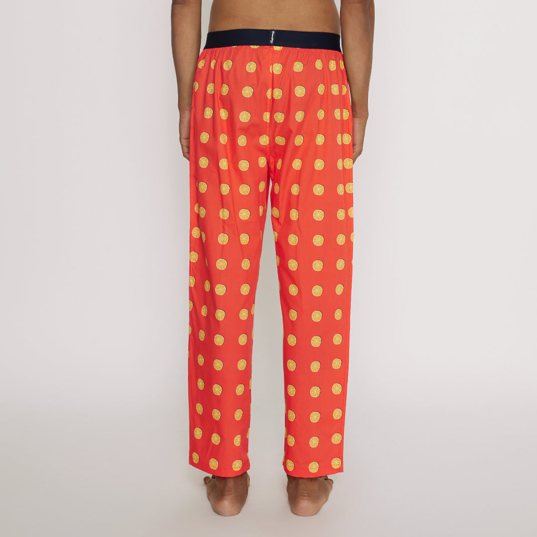 Get Squeezin Orange Men's Pyjama