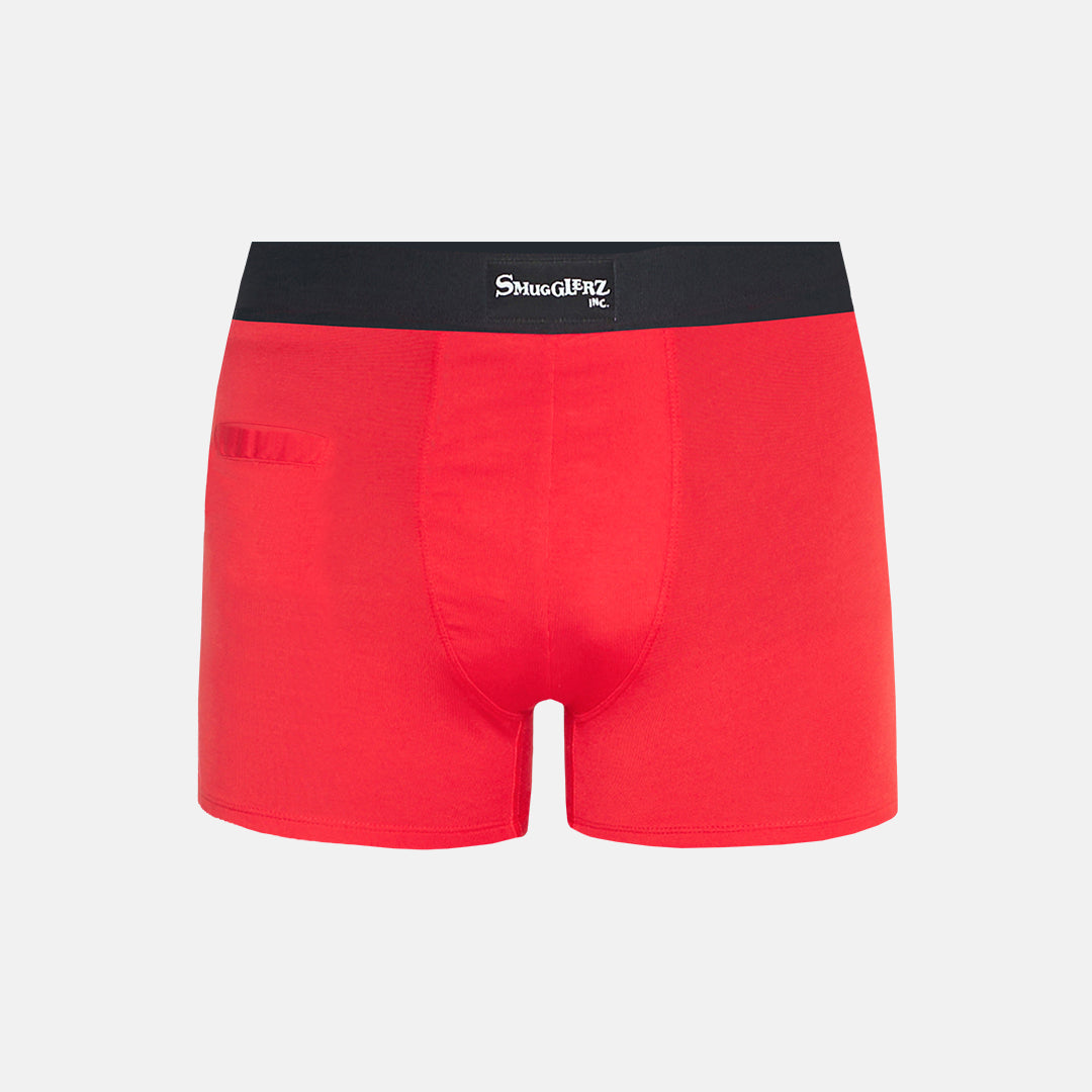 MEN'S TENCEL MODAL-SOLID SMUNDIES-CHILLI PEPPER RED