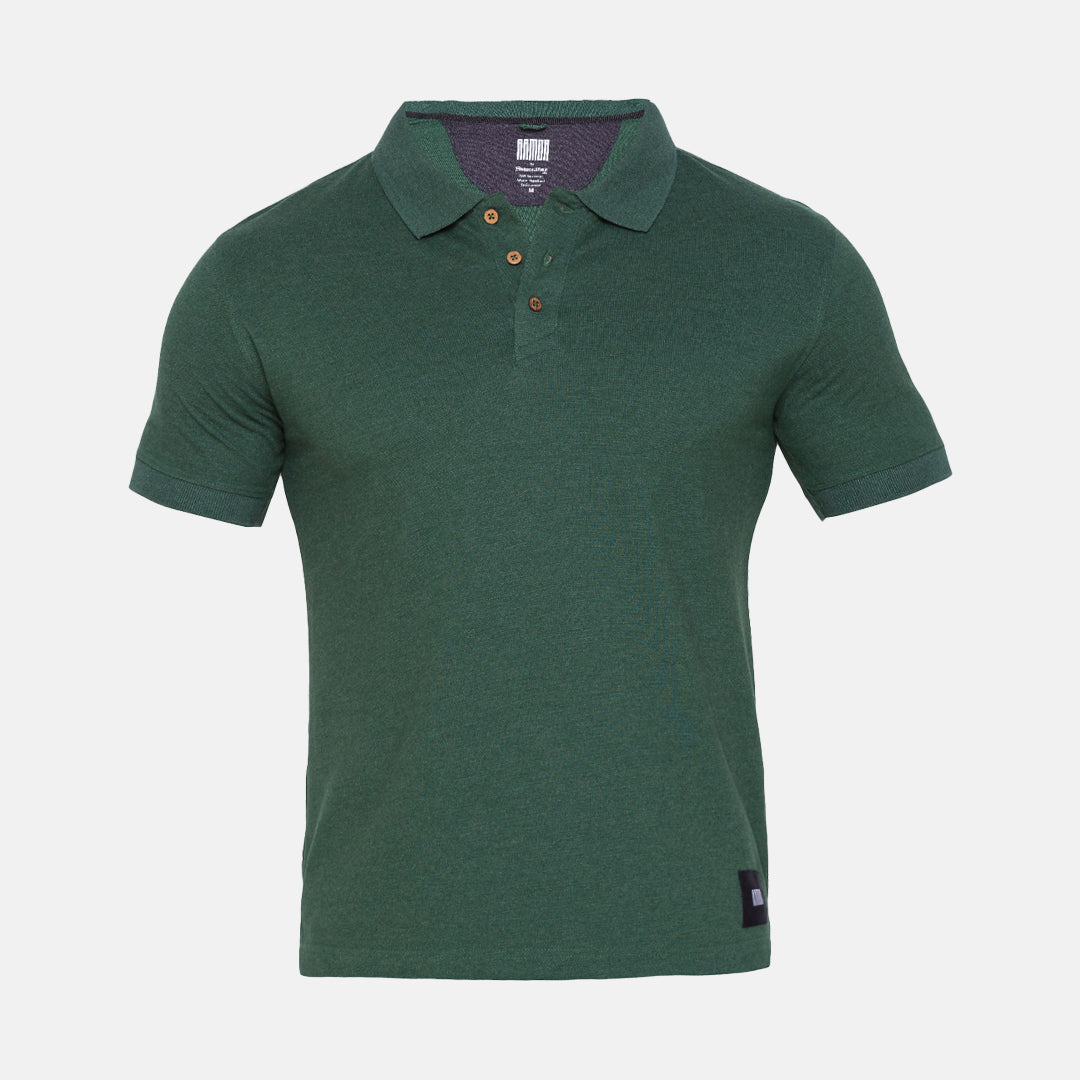 Men's ARMOR Polo T-shirt-Forest Green