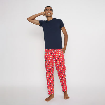 Sushi Me Red Men's Pyjama