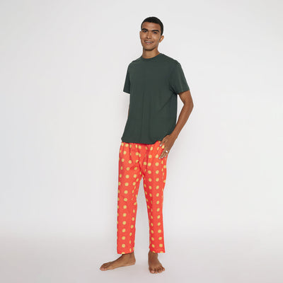 Get Squeezin Orange Men's Pyjama