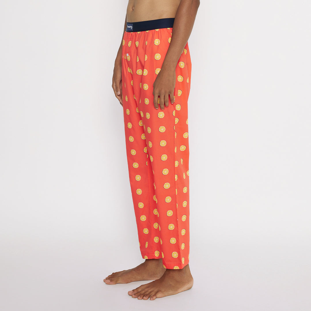 Get Squeezin Orange Men's Pyjama