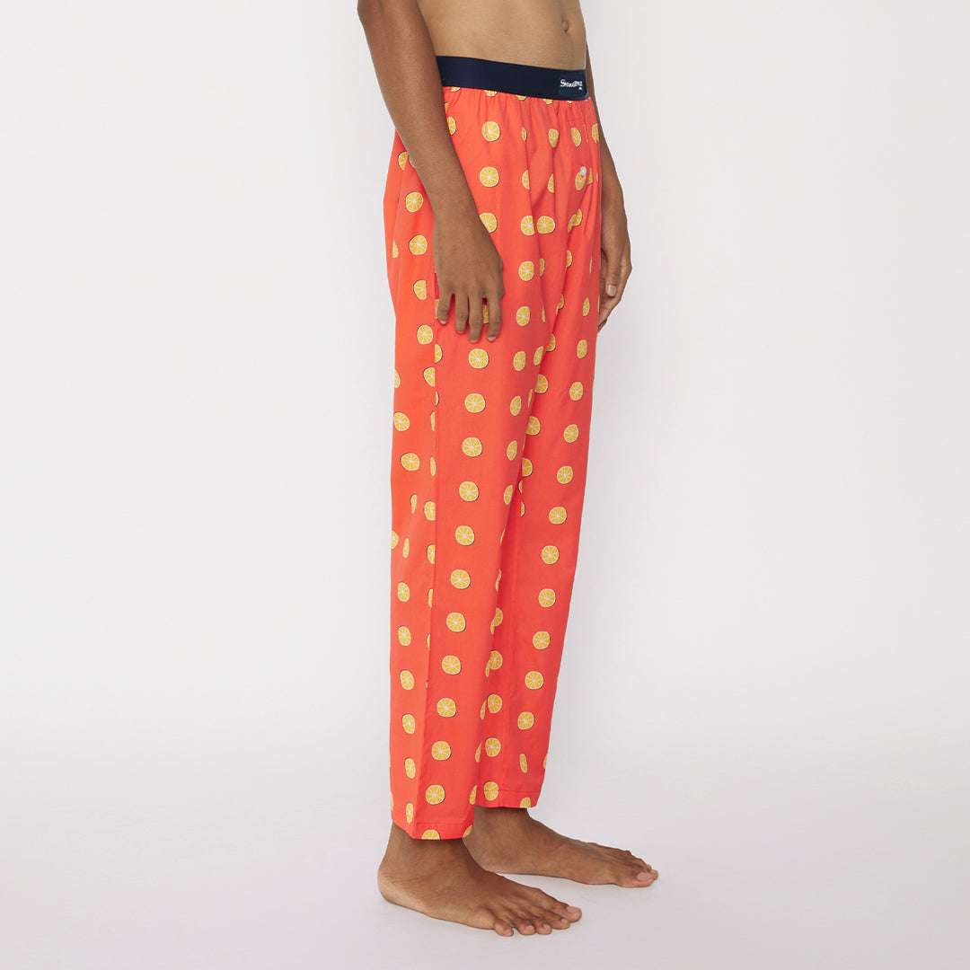 Get Squeezin Orange Men's Pyjama